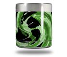 Skin Decal Wrap for Yeti Rambler Lowball - Alecias Swirl 02 Green (CUP NOT INCLUDED)