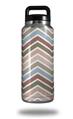 Skin Decal Wrap for Yeti Rambler Bottle 36oz Zig Zag Colors 03 (YETI NOT INCLUDED)