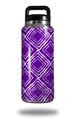 Skin Decal Wrap for Yeti Rambler Bottle 36oz Wavey Purple (YETI NOT INCLUDED)