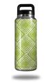 Skin Decal Wrap for Yeti Rambler Bottle 36oz Wavey Sage Green (YETI NOT INCLUDED)