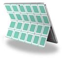 Decal Style Vinyl Skin for Microsoft Surface Pro 4 - Squared Seafoam Green -  (SURFACE NOT INCLUDED)