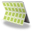 Decal Style Vinyl Skin for Microsoft Surface Pro 4 - Squared Sage Green -  (SURFACE NOT INCLUDED)