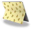 Decal Style Vinyl Skin for Microsoft Surface Pro 4 - Anchors Away Yellow Sunshine -  (SURFACE NOT INCLUDED)