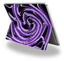 Decal Style Vinyl Skin for Microsoft Surface Pro 4 - Alecias Swirl 02 Purple -  (SURFACE NOT INCLUDED)