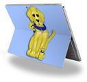 Decal Style Vinyl Skin for Microsoft Surface Pro 4 - Puppy Dogs on Blue -  (SURFACE NOT INCLUDED)