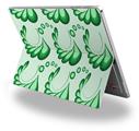 Decal Style Vinyl Skin for Microsoft Surface Pro 4 - Petals Green -  (SURFACE NOT INCLUDED)