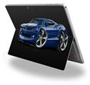 Decal Style Vinyl Skin for Microsoft Surface Pro 4 - 2010 Camaro RS Blue -  (SURFACE NOT INCLUDED)