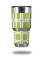 WraptorSkinz Skin Wrap compatible with RTIC 30oz ORIGINAL 2017 AND OLDER Tumblers Squared Sage Green (TUMBLER NOT INCLUDED)