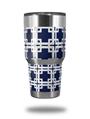 WraptorSkinz Skin Wrap compatible with RTIC 30oz ORIGINAL 2017 AND OLDER Tumblers Boxed Navy Blue (TUMBLER NOT INCLUDED)