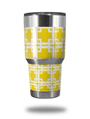 WraptorSkinz Skin Wrap compatible with RTIC 30oz ORIGINAL 2017 AND OLDER Tumblers Boxed Yellow (TUMBLER NOT INCLUDED)