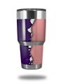WraptorSkinz Skin Wrap compatible with RTIC 30oz ORIGINAL 2017 AND OLDER Tumblers Ripped Colors Purple Pink (TUMBLER NOT INCLUDED)
