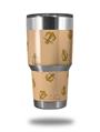 WraptorSkinz Skin Wrap compatible with RTIC 30oz ORIGINAL 2017 AND OLDER Tumblers Anchors Away Peach (TUMBLER NOT INCLUDED)