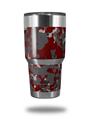 WraptorSkinz Skin Wrap compatible with RTIC 30oz ORIGINAL 2017 AND OLDER Tumblers WraptorCamo Old School Camouflage Camo Red Dark (TUMBLER NOT INCLUDED)