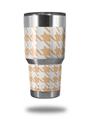 WraptorSkinz Skin Wrap compatible with RTIC 30oz ORIGINAL 2017 AND OLDER Tumblers Houndstooth Peach (TUMBLER NOT INCLUDED)