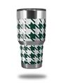WraptorSkinz Skin Wrap compatible with RTIC 30oz ORIGINAL 2017 AND OLDER Tumblers Houndstooth Hunter Green (TUMBLER NOT INCLUDED)