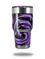 WraptorSkinz Skin Wrap compatible with RTIC 30oz ORIGINAL 2017 AND OLDER Tumblers Alecias Swirl 02 Purple (TUMBLER NOT INCLUDED)