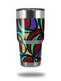 WraptorSkinz Skin Wrap compatible with RTIC 30oz ORIGINAL 2017 AND OLDER Tumblers Crazy Dots 04 (TUMBLER NOT INCLUDED)